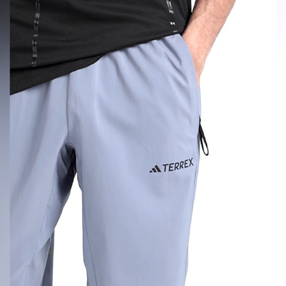 adidas Terrex LiteFlex Jogging Silver Violet Lightweight Pants Size Medium - Picture 8 of 12